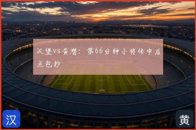 汉堡vs黄潜：第66分钟小将传中后点包抄
